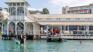 Schwarz, Feller und Co wagten sich ans Pump Foiling