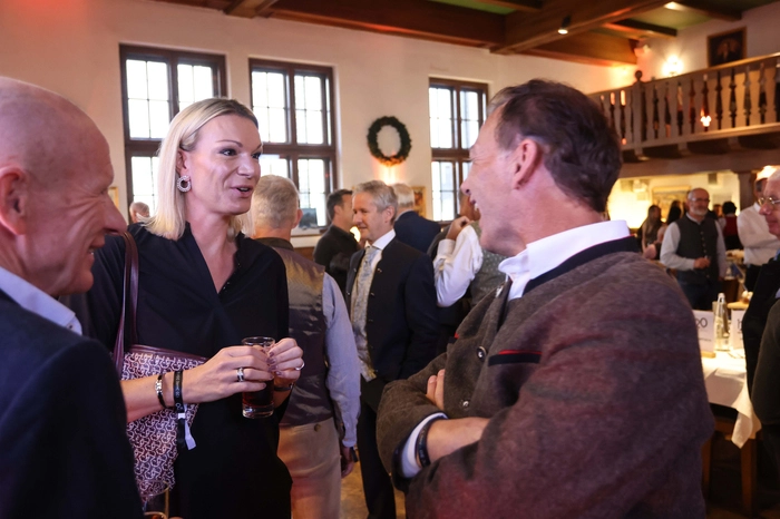 Maria Riesch und Günter Mader