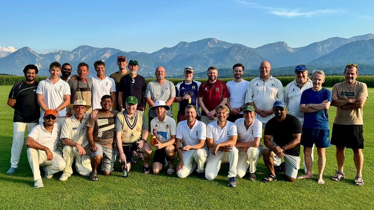 Die beiden Cricketclubs aus Velden und Kent verbindet eine 
über 20 Jahre lange Freundschaft