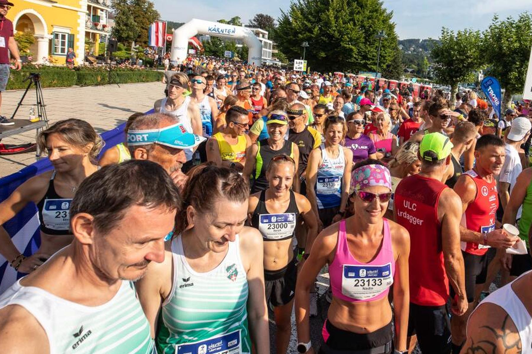 Kärnten Läuft: Um 9 Uhr startet der Halbmarathon in Velden