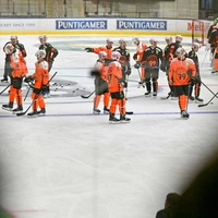 Erstmals in dieser Saison auf dem Eis: die Graz 99ers
