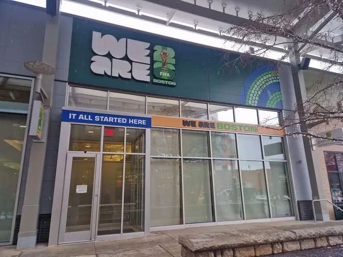 Noch ist der FIFA-Shop in Foxboro geschlossen