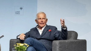 Wolfgang Steinmayr vor einem Jahr bei einem Gespräch in Innsbruck 