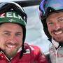 Max Franz mit Marcel Hirscher