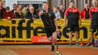 Mario Braunstein beim Duell mit Leitersdorf 