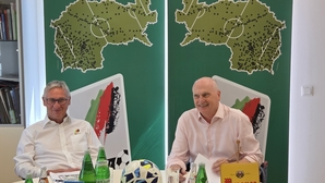 Präsident Wolfgang Bartosch (rechts) und Vize Wolfgang Maier