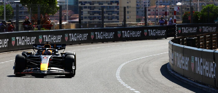 Max Verstappen auf den Straßen Monacos