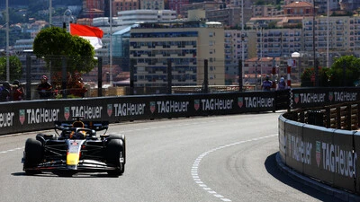 Max Verstappen auf den Straßen Monacos