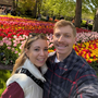 Jan Hörl mit seiner Frau Tanja in Amsterdam
