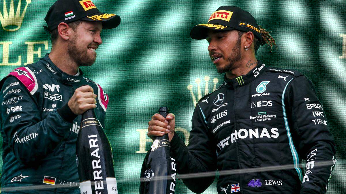 Folgt Sebastian Vettel (links) auf Lewis Hamilton?