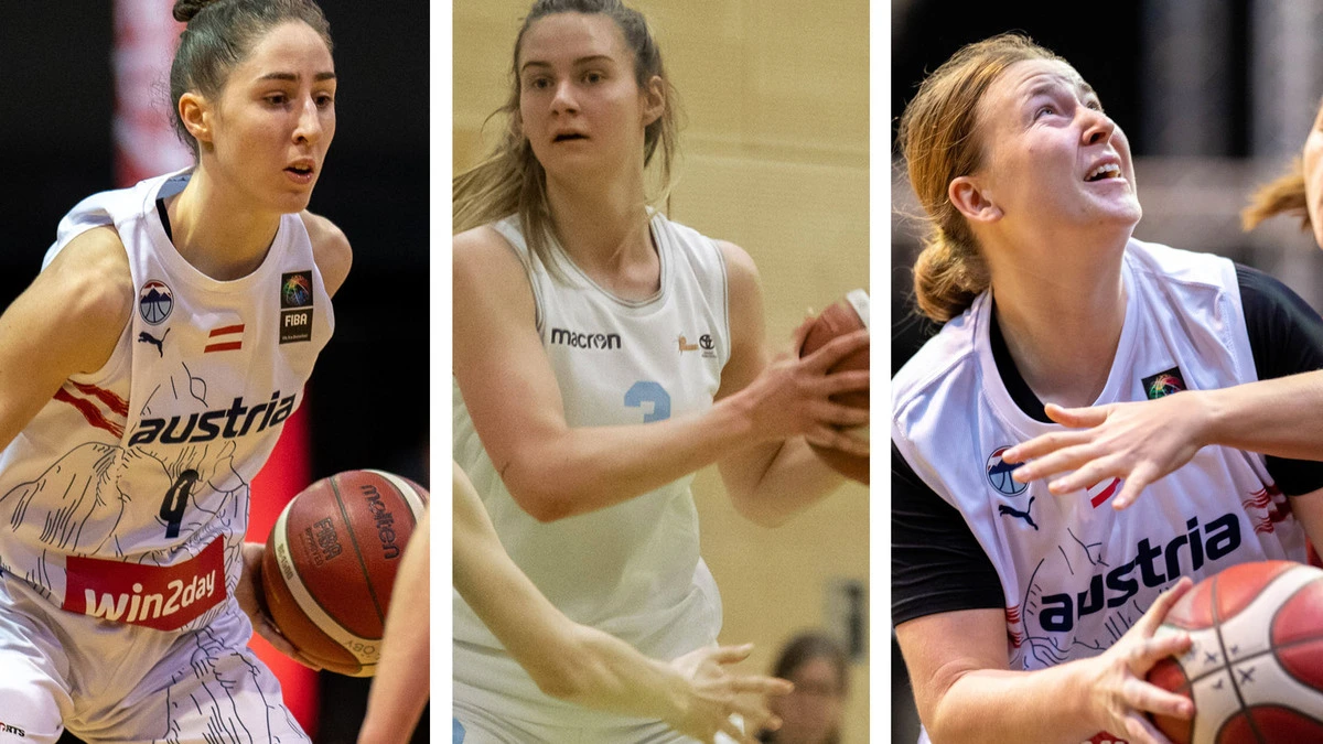 Das steirische Trio von links: Michaela Wildbacher, Simone Sill und Nina Krisper