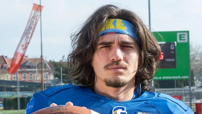Quarterback Mateo Renteria geht in sein erstes Spiel bei den Graz Giants