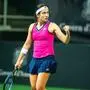 Andorra Open 2023 Anastasija Sevastova of Latvia is celebrating her victory in the round of 16 at the Creand Andorra Open Women s Tennis Association WTA, Tennis Damen 2023 tennis tournament at the Poliesportiu d Andorra in Andorra La Vella, Andorra, on November 30, 2023. PUBLICATIONxNOTxINxFRA Copyright: xMartinxSilvaxCosentinox originalFilename:silvacosentino-anastasi231130_npsFo.jpg