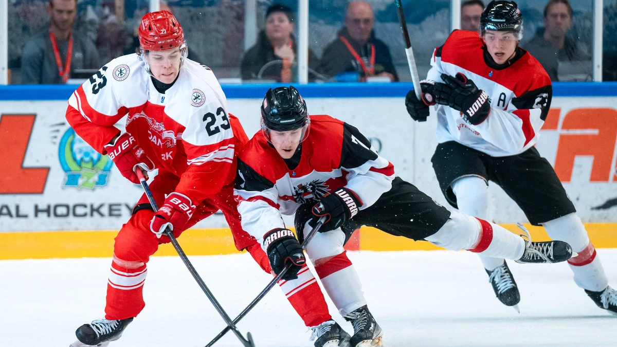 Der Villacher Florian Lanzinger erzielte das zwischenzeitliche 2:3