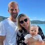 Christopher Cvetko mit seiner Liebsten Anna und Tochter Livia
