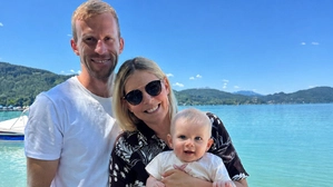 Christopher Cvetko mit seiner Liebsten Anna und Tochter Livia
