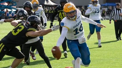 Bastian Steinmair wusste als Quarterback zu überzeugen