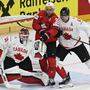 Kanada-Goalie Jordan Binnington und Colton Parayko wollen die Schweiz und Nino Niederreiter im Halbfinale in die Mangel nehmen