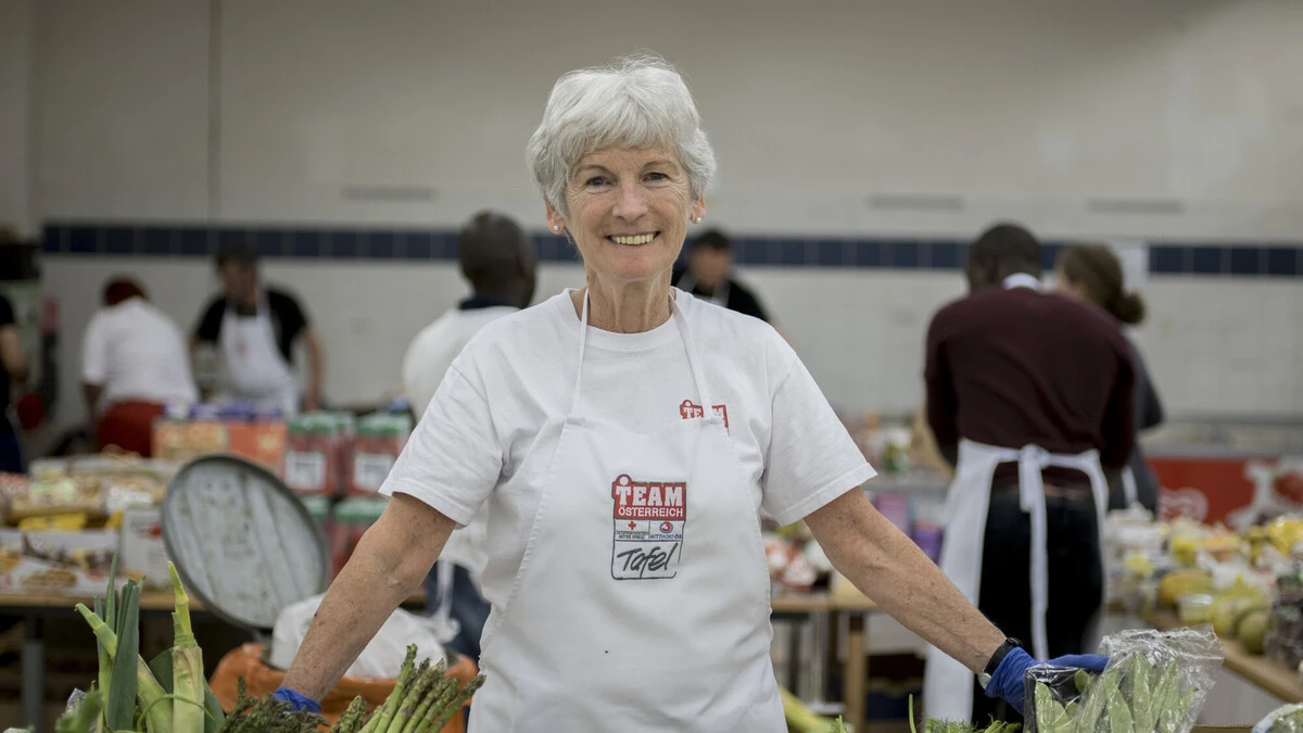 Seit 15 Jahren versorgt die Team Österreich Tafel Menschen in finanziellen Notlagen