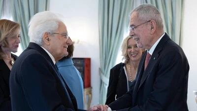 Treffen der Präsidenten: Sergio Mattarella und Alexander Van der Bellen