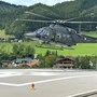 Am Freitag fand eine Landungsübung mit dem AW-169B auf dem Dach des Diakonissenkrankenhauses Schladming statt