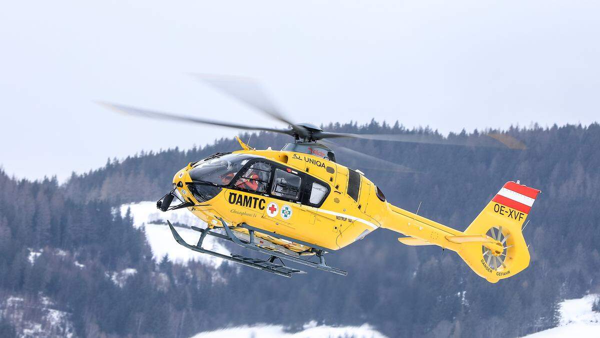 Der Rettungshubschrauber war im Einsatz