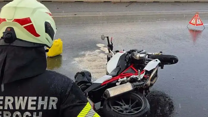 Ein Fahrstreifen musste während des Einsatzes gesperrt werden