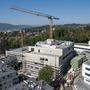 Der Rohbau der neuen Uniklinik für Radiologie am LKH Graz steht 