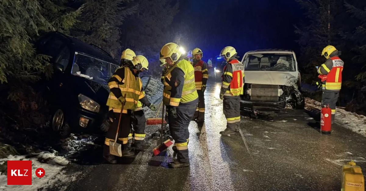 Spiegelglatt-Rutschpartien-auf-steirischen-Stra-en-hielten-Feuerwehren-auf-Trab