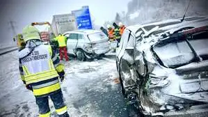Unfall mit fünf Verletzten bei Traboch