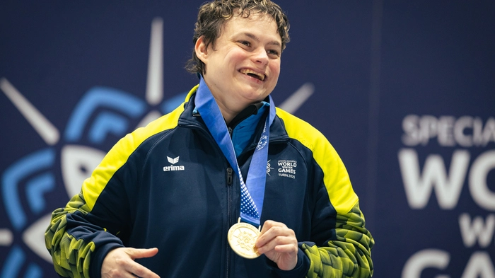 Veronika Kaube durfte sich über Gold, Silber und Bronze in Turin freuen