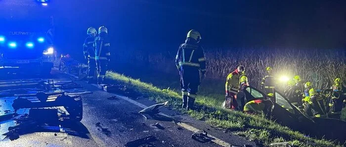 Nach dem Unfall in Rudersdorf (BIld) starb eine 25-jährige Südburgenländerin im Spital