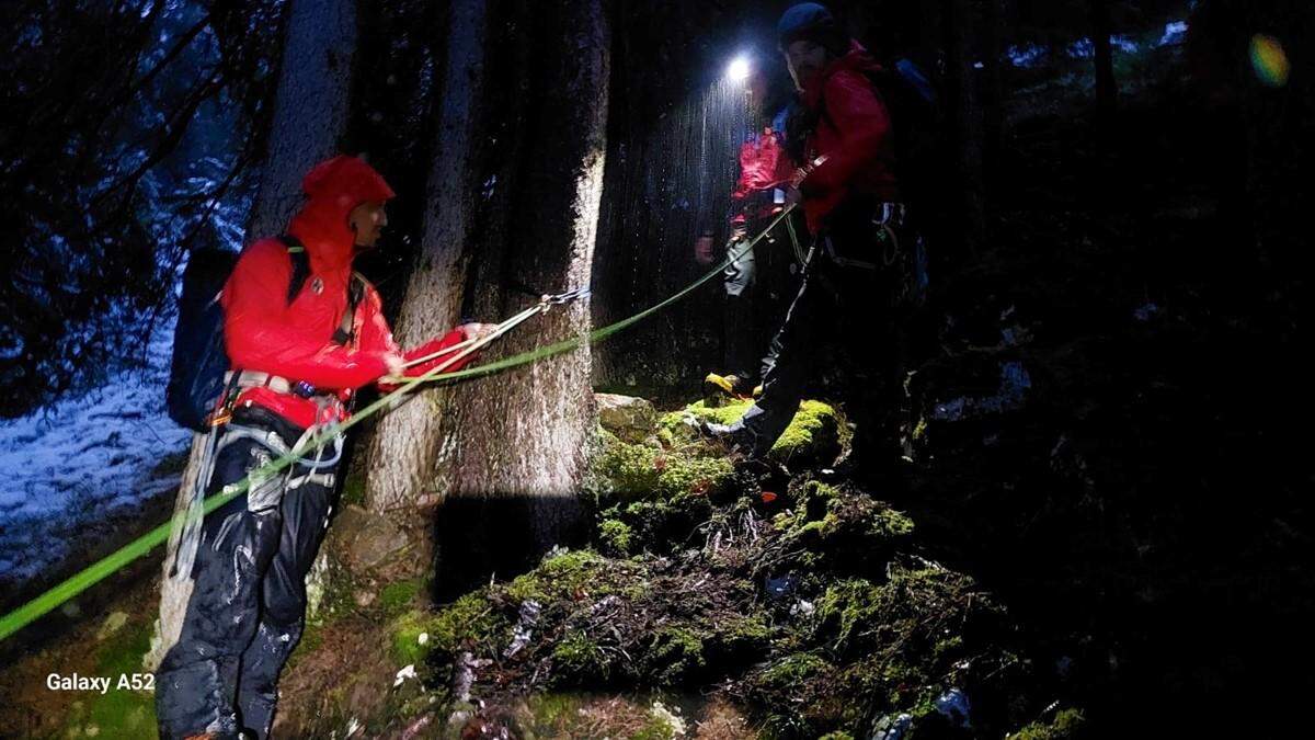 Einsatz für die Bergrettung