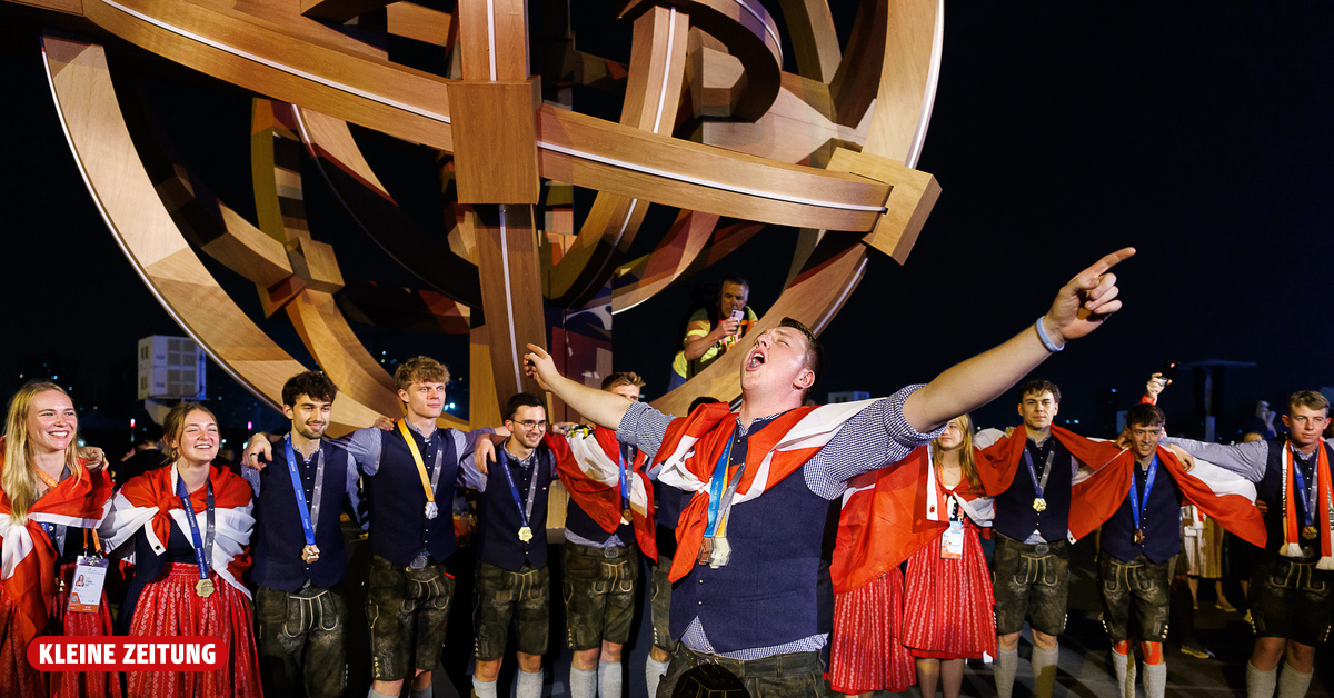 Team Austria won ten medals at World Skills in Shanghai
