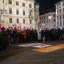 Demonstration gegen Akademikerball in Graz, Hauptplatz, am 20.1. 2024