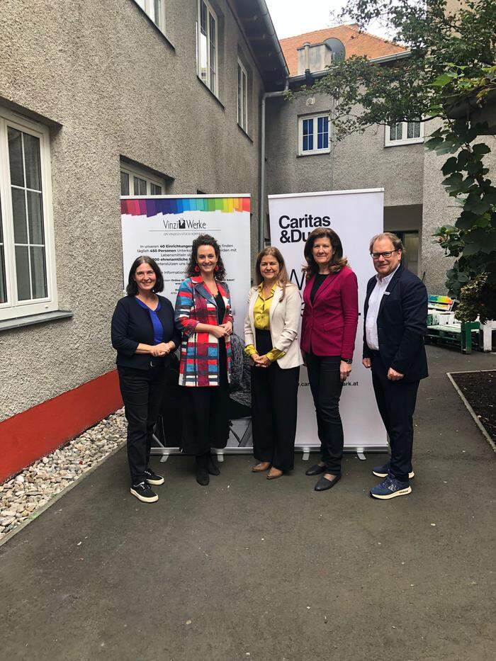 Elke Kahr, Amrita Böker, Doris Kampus, Barbara Riener, Christian Taucher 