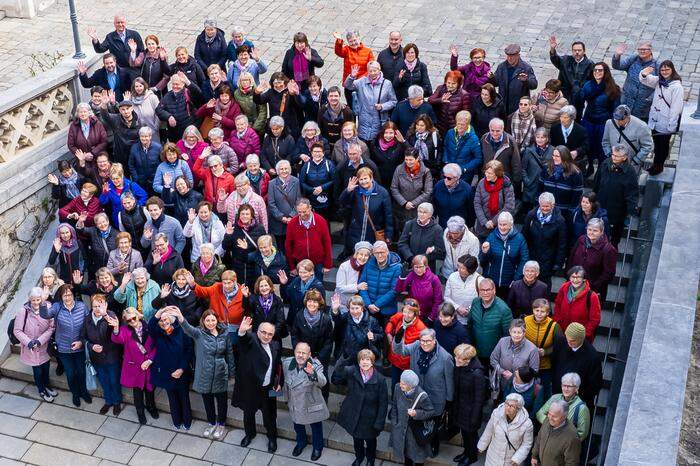 Mehr als 130 Spendensammler kamen am Freitag auf Einladung von Caritas-Direktorin Nora Tödtling-Musenbichler und Bischof Wilhelm Krautwaschl in Graz zusammen  