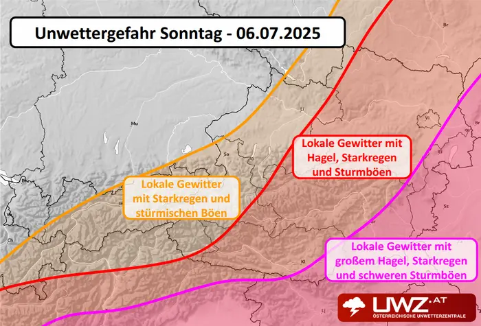 Der Ausblick auf Sonntag