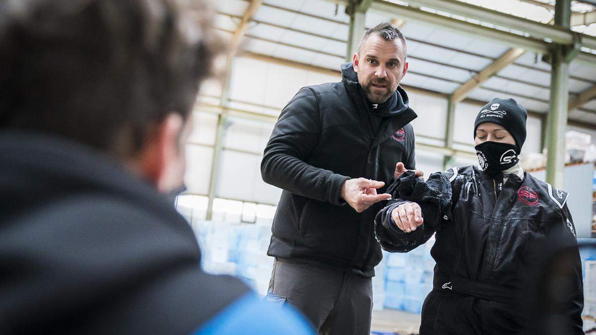 Joe Tödtling gibt auch selbst Stuntworkshops - hier in Berlin