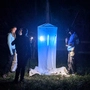Damit nachtaktive Insekten bestimmt werden können, dürfen Lichtfallen mit UV-Lampen aufgestellt werden