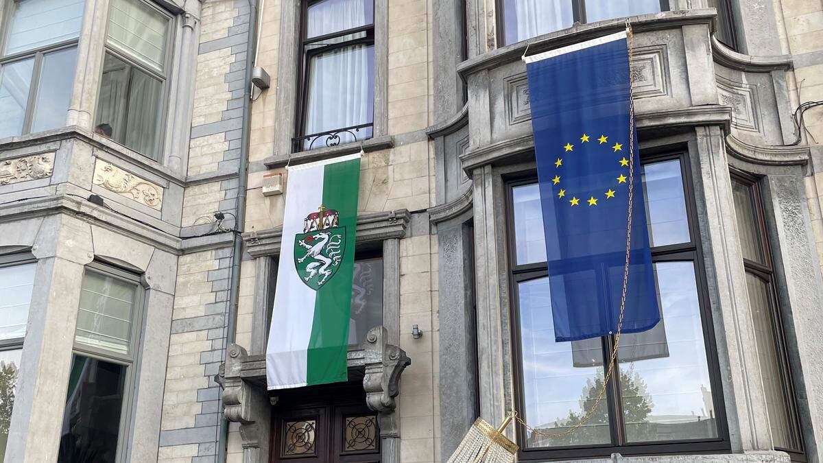 Das Steiermark-Büro liegt etwa 20 Gehminuten vom EU-Machtzentrum in Brüssel entfernt