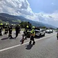 Die Unfallstelle an der B 320