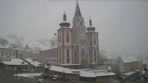 Mariazell war heute früh etwas angezuckert