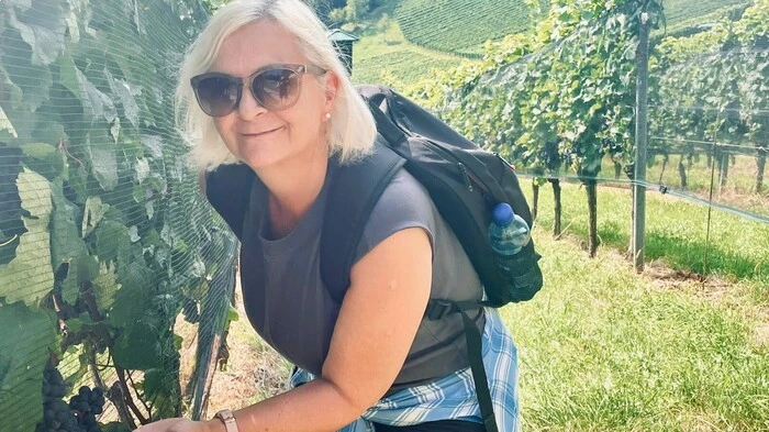 Beim Wandern in der Südsteiermark konnte Claudia Klimt-Weithaler (KPÖ) ebenso abschalten wie am Traunsee, Attersee und in Piran