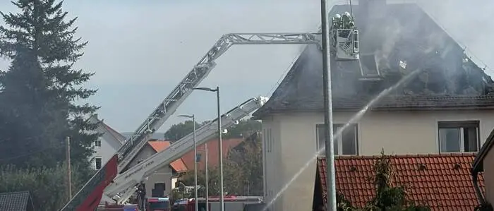 Mehrere Feuerwehren standen in Pirka im Einsatz