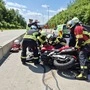 Ein 45-jähriger Motorradlenker wurde bei einem Unfall auf der A2 verletzt