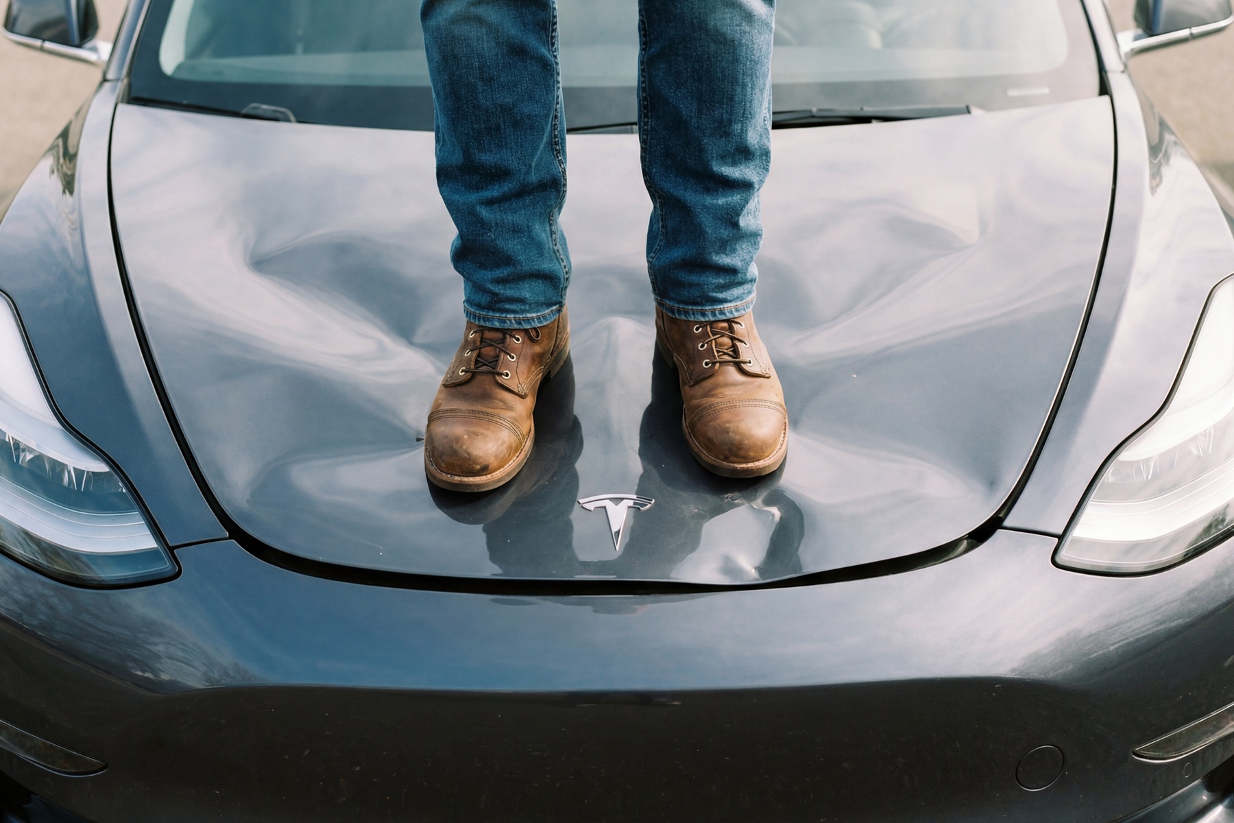 „Ich sah, wie er am Tesla rumsprang“: Reihenweise Autos demoliert