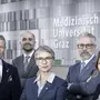 Das neue Rektoratsteam: Alexander Rosenkranz, Erwin Petek, Andrea Kurz, Christian Enzinger und Manuela Groß (v.l.n.r.)