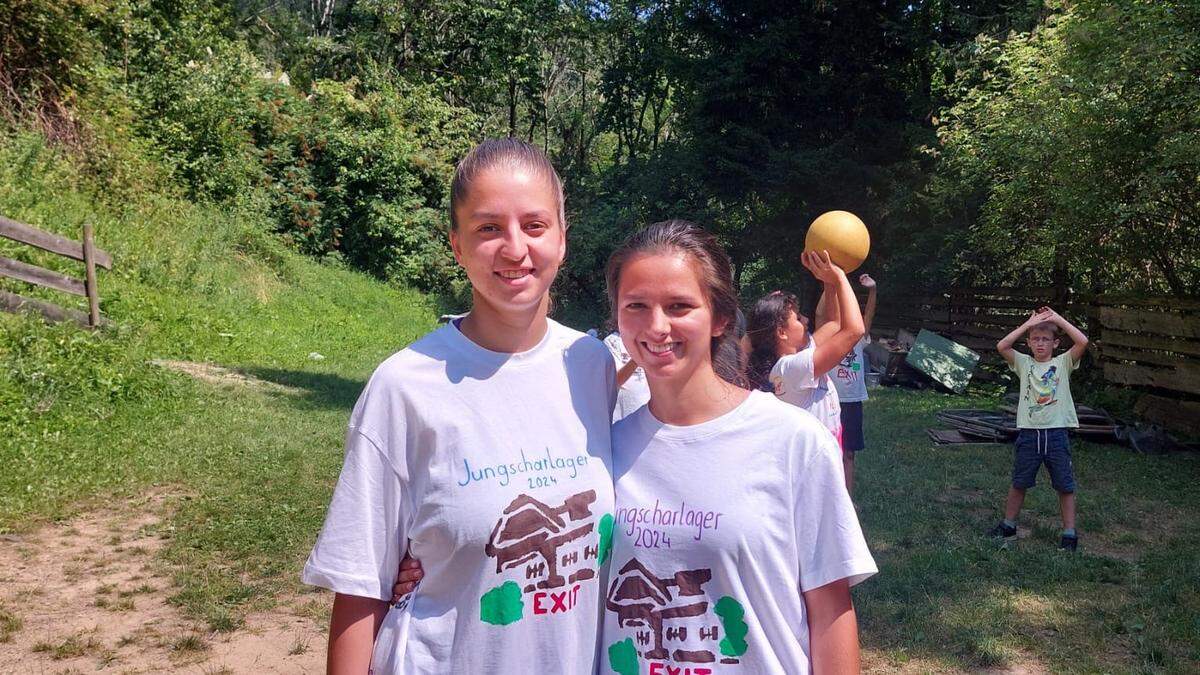 Nina Glettler und Claudia Otter fahren in Jungscharlager, seit sie acht Jahre waren