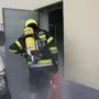 Die Feuerwehr musste unter schwerem Atemschutz vorgehen